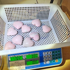 Tinh thể tự nhiên chất lượng cao giá bán buôn hồng <span class=keywords><strong>OPAL</strong></span> hình trái tim đá cho trang trí nội thất - Product Image 6