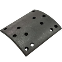 Plaquettes de frein à tambour 16 mm d'épaisseur 12 trous Disques de frein Nouvelle marque Delong Arrière Sinotruk Shacman Foton Faw Cascadia OEM Camion lourd