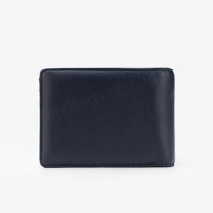 Nouveau portefeuille en cuir imperméable à fermeture ouverte à motif géométrique sur mesure pour hommes de haute qualité pour la vente en gros - Product Image 3