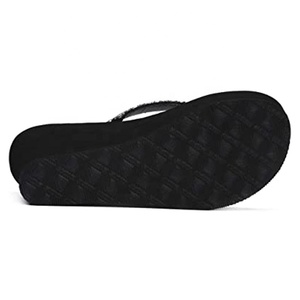 Nicecin piattaforma <span class=keywords><strong>da</strong></span> <span class=keywords><strong>donna</strong></span> infradito strass supporto per arco comodo cuscino morbido infradito con zeppa <span class=keywords><strong>sandali</strong></span> infradito estivi - Product Image 6