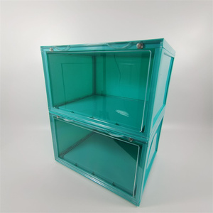 Hộp Đựng Giày Có Thể Xếp Chồng Lên Nhau Bằng Nhựa Trong Suốt Hộp Đựng Giày Trong Suốt Từ Tính Loại Ngăn Kéo Thả Phía Trước Bằng Acrylic - Product Image 5