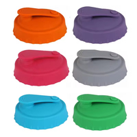 Ventes en gros de couvercles de canettes de soda en silicone réutilisables, protecteurs de canettes de bière, protecteurs pour canettes standard