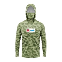 Sweat-shirts solides en gros pour hommes, logo personnalisé de haute qualité, sweat-shirt de chasse UPF 50 à manches longues pour la pêche en plein air