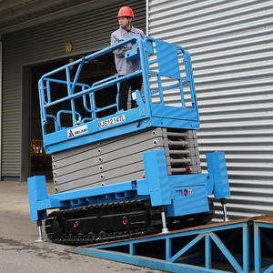 Meja Kerja Angkat Listrik Tipe Gunting, <span class=keywords><strong>Hoist</strong></span> Kompak Beroda, Lift Gunting, Lift Aerial <span class=keywords><strong>Man</strong></span> Lift - Product Image 2