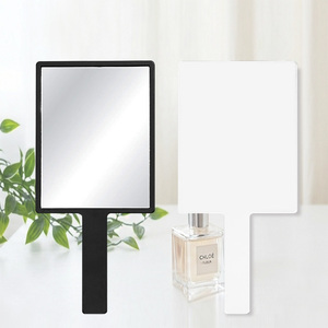 Square <b>Compact</b> Personalized Cosmetic <b>Mirror</b> Made Of Plastic With Custom Logo For Women Hand Use - Product Image 2