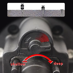 Pistolet à clous sans fil Toua GSN50CE de qualité industrielle, réglable, à gaz, en acier inoxydable, pour le béton et le travail du bois, pneumatique - Product Image 4