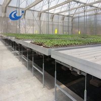 Table roulante pour équipement hydroponique, table de culture à flux et reflux, banc de semis logistique pour serre agricole
