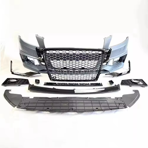 Kit de Carrocería Estilo RS4 B9 para Audi <span class=keywords><strong>A4</strong></span> S4 B8 2008-2012, Parachoques Delantero con Rejilla Negra - Product Image 4
