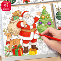 Livre de dessin de décompression de Noël, avec motifs de graffiti exquis, parfait pour les anniversaires et les cadeaux de Noël