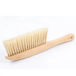 Wood Cleaning Brush Household Soft Hair Dust Cleaning Brush With Wooden Handle For Sofa Carpet Bed