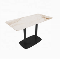Nouveau minimaliste en cuir PU stand canapé Table ensemble meubles de Restaurant durables pour cafés restaurants restaurants magasins de desserts