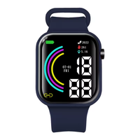 Jam Tangan Olahraga Plastik Digital LED untuk Anak Laki-laki dan Perempuan Jam Tangan Fashion