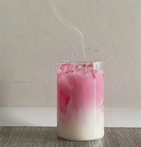 Jelly Frappuccino Forma Planta Aceite fresco Olor Sabor Taza grande decorativa Tarro Vela de café helado perfumada con tapa con cubito de hielo - Product Image 3