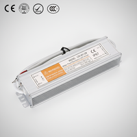 Transformateur LED à sortie unique haute efficacité Okey CE IP67 étanche 24V 60W 220V pour usage industriel extérieur, alimentation à découpage