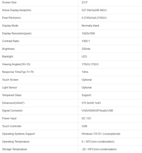 24 Inch <strong>LCD</strong> <strong>Monitor</strong> <strong>With</strong> Tempered Glass - Product Image 2