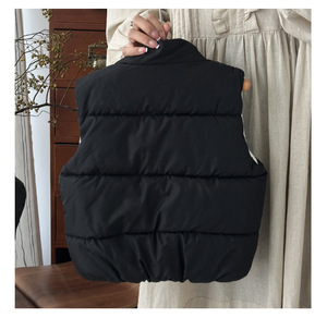 Automne hiver enfants gilet pour garçons et filles couleur unie laine d'agneau coton vêtements d'extérieur en Style coréen gilet - Product Image 3