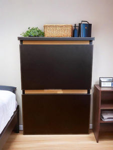 Современная черная тумбочка Комод со скрытым отсеком и электронным замком для хранения денег и украшений - Product Image 3