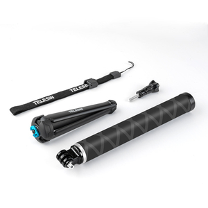 GoPros-trípode Flexible de fibra de carbono, palo de Selfie para Go Pro Hero10/9/8/7/6/5 cámaras - Product Image 4
