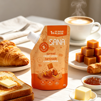 Pochette souple Doypack avec bec verseur et bouchon à vis pour l'emballage de liquides alimentaires