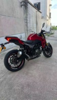 Motocyclette à essence Haojue DR300 300cc bicylindre refroidie par eau EFI d'occasion