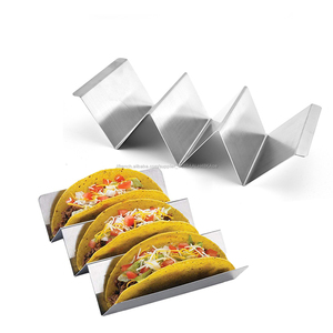 En gros En Acier Inoxydable Support de Taco Pour Four Pas Cher Salle À Manger Pain Taco <span class=keywords><strong>Food</strong></span> Show - Product Image 1