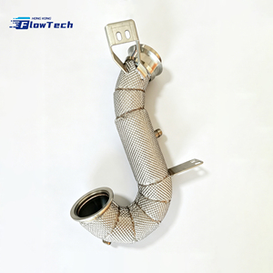 ท่อเทอร์โบสำหรับ W223 S450เมอร์เซเดสเบนซ์ประสิทธิภาพสูง M256 3.0ตัน304สเตนเลสพร้อมเกราะกันความร้อน - Product Image 2