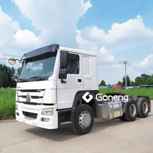 Cabeça de reboque hino usada camião de caminhão beben sinocaminhão howo 6x4 camião caminhão 2014 2015 modelo de 2017 anos