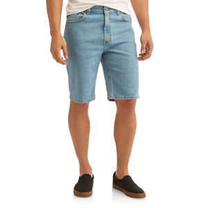 Versatile Straight Fit Denim <b>Shorts</b> <b>Tailored</b> For <b>Men</b> For Reliable Comfort And A Minimal Modern Look Suitable For Daily Dressing - Product Image 6