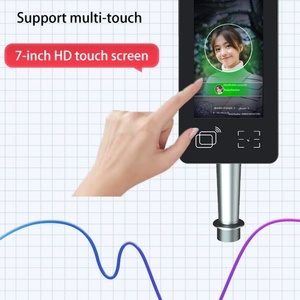 Máquina de Control de Asistencia con Reconocimiento Facial Biométrico Android de 7 Pulgadas, con Visión Nocturna, Código QR y Control de Acceso con Tarjeta Perforada - Product Image 2