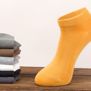 جوارب بدون درزات بمقاسات كبيرة جوارب كاحل ناعمة قطنية أساسية - Product Image 2