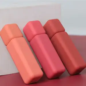 Großhandel leere runde Lippenstift behälter rot 5ml 10ml kosmetische Lip gloss Tube