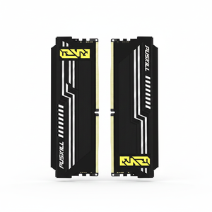 Barra de Memoria DDR5 con Refrigeración, 6400 MHz, 16 GB, RGB, Negra, Alto Rendimiento, Admite hasta 64 GB para un Rendimiento Potente - Product Image 1