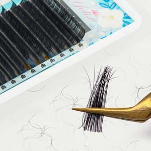 Yelix Matte Premium 0.05 0.07 tối Matte Đen khối lượng Lash mở rộng B C D D + Nga Lash khay bán buôn lông mi mở rộng - Product Image 1