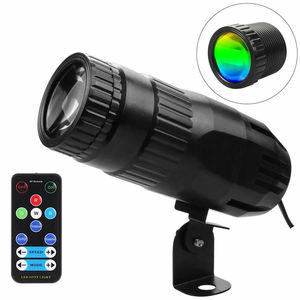 Projecteur LED RGBW 10W télécommandé en promotion, mini projecteur de scène pour boule à facettes, DJ, discothèque, fête - Product Image 4