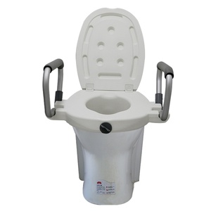 Barres d'appui universelles pour toilettes, pour personnes âgées, handicapées et femmes enceintes, dispositif <span class=keywords><strong>de</strong></span> surélévation portable, capacité 150 kg, finition lisse - Product Image 3