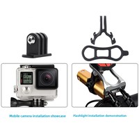 Braket Ekstensi Dudukan Sepeda Gunung untuk Garmin Bryton Cateye GoPro Light dan Stand Komputer Sepeda