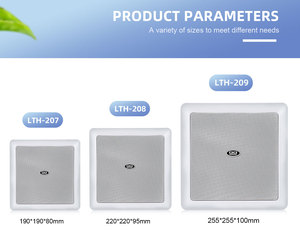 QQCHINAPA LTH-201 Hình Chữ Nhật Loa Trần 10W Hai Kênh Cho Văn Phòng, Khách Sạn, Trường Học - Product Image 6