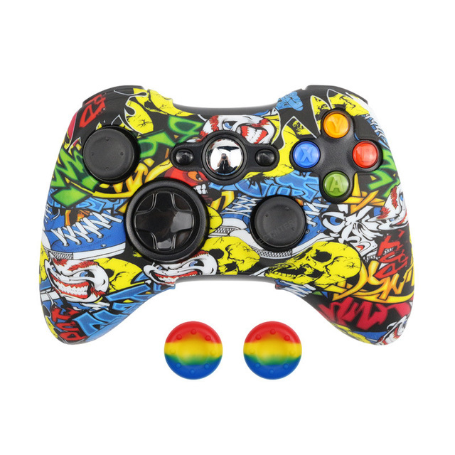 High Quality Soft Silicon Rubber Cover Case  for Xbox One 360 Controller Skin Protection Case for Xbox One 360  Silicone Case