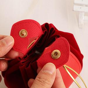 Bolsa de Cuero con Cordón para Dulces, Bolsa de Regalo de Franela, Decoración de Favores de Boda, 1 Unidad - Product Image 6