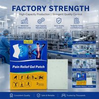 Fabricants OEM ODM de premier plan, certifiés BSCI GMP ISO13485, patchs de gel pour soulager la douleur au niveau des épaules et des genoux, patchs de gel au menthol pour soulager la douleur