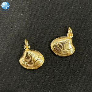 Dijes de Bikini con Forma de Concha de Vieira 3D de Doble Cara, en Tono Dorado, con Estrella de Mar y Cupido, para Trajes de Baño, para Chicas Playeras - Product Image 6