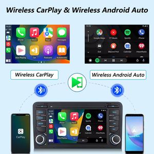 Autoradio Linux pour <span class=keywords><strong>Audi</strong></span> <span class=keywords><strong>A3</strong></span> 8P S3 RS3 <span class=keywords><strong>Sportback</strong></span> 2003-2012 |   Autoradio multimédia à écran tactile IPS avec CarPlay sans fil Auto - Product Image 2