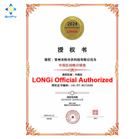 Panel Solar Bifacial Longi Hi Mo X10 de 625W 630W 635W 640W 645W, Paneles Solares Fotovoltaicos de Doble Vidrio, Jiangsu