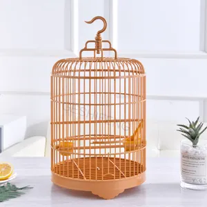 Drop Shipping High Strength Engineering Plastics Chinese Style With Hook Handing Outdoor Parrot Bird Cage