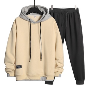 Sweat à capuche pour hommes, ensemble sweat-shirt avec Logo personnalisé, grande taille, haute qualité, - Product Image 1