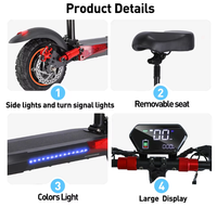 Trottinette électrique 350W 36V pour adultes, stock UE/US/CA, pour trajets urbains, charge maximale 120kg