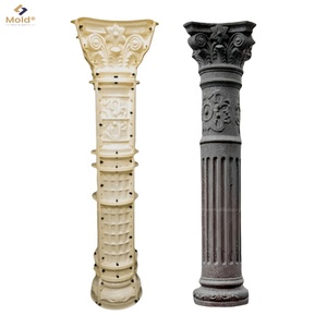 Moule Pilier Colonne Romaine Ronde en Béton, Injecté Plastique, pour Poteaux de 18cm, 20cm, 25cm, 30cm, 35cm, 40cm, 50cm, 60cm de Diamètre - Product Image 3