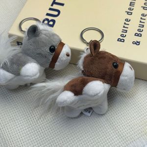 M Plüsch Pferd Schlüssel bund Kuscheltier Spielzeug Flauschige Plüsch tier Plüsch Plüsch Plüsch Niedliches Pferd Schlüssel bund Tasche Charme Pferd Anhänger - Product Image 2