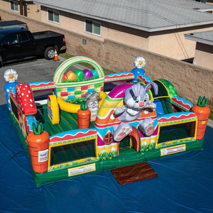 Zoo Animal <span class=keywords><strong>Lapin</strong></span> Thème <span class=keywords><strong>Gonflable</strong></span> Jumping Aire De Jeux Château Commercial Bounce House <span class=keywords><strong>Gonflable</strong></span> - Product Image 1