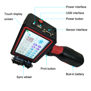 Mini impresora de inyección de tinta portátil inteligente Logotipo de fecha de caducidad térmica de todas las superficies - Product Image 4
